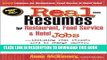 [PDF] Real-Resumes for Restaurant Food Service   Hotel Jobs...: Including Real Resumes Used to