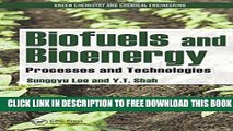 Collection Book Biofuels and Bioenergy: Processes and Technologies