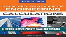 Collection Book Standard Handbook of Engineering Calculations, Fifth Edition