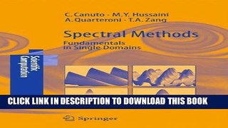 Collection Book Spectral Methods: Fundamentals in Single Domains (Scientific Computation)