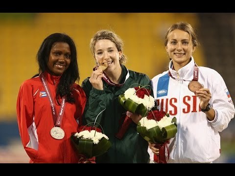 Women's 400m T47 | Victory Ceremony | 2015 IPC Athletics World Championships Doha
