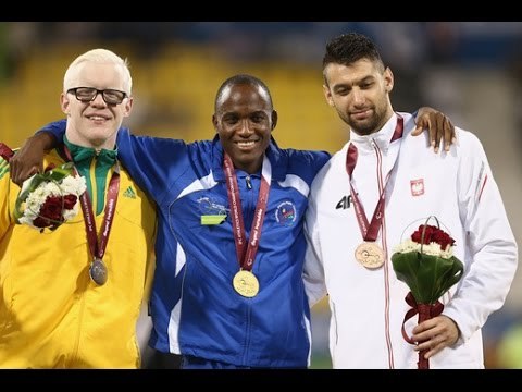 Men's 200m T13 | Victory Ceremony | 2015 IPC Athletics World Championships Doha