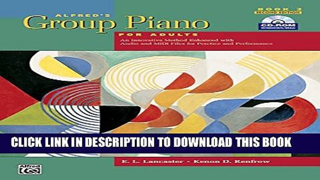 [PDF] Alfred s Group Piano for Adults: Student Book 2, 2nd Edition (Book   CD-ROM) Popular