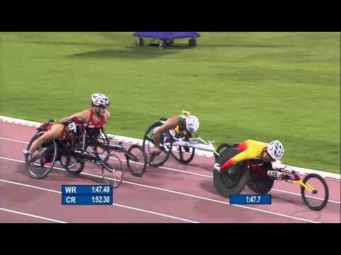 Women's 800m T53 | heat 2 | 2015 IPC Athletics World Championships Doha