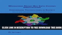 New Book Managing Nano-Bio-Info-Cogno Innovations: Converging Technologies in Society