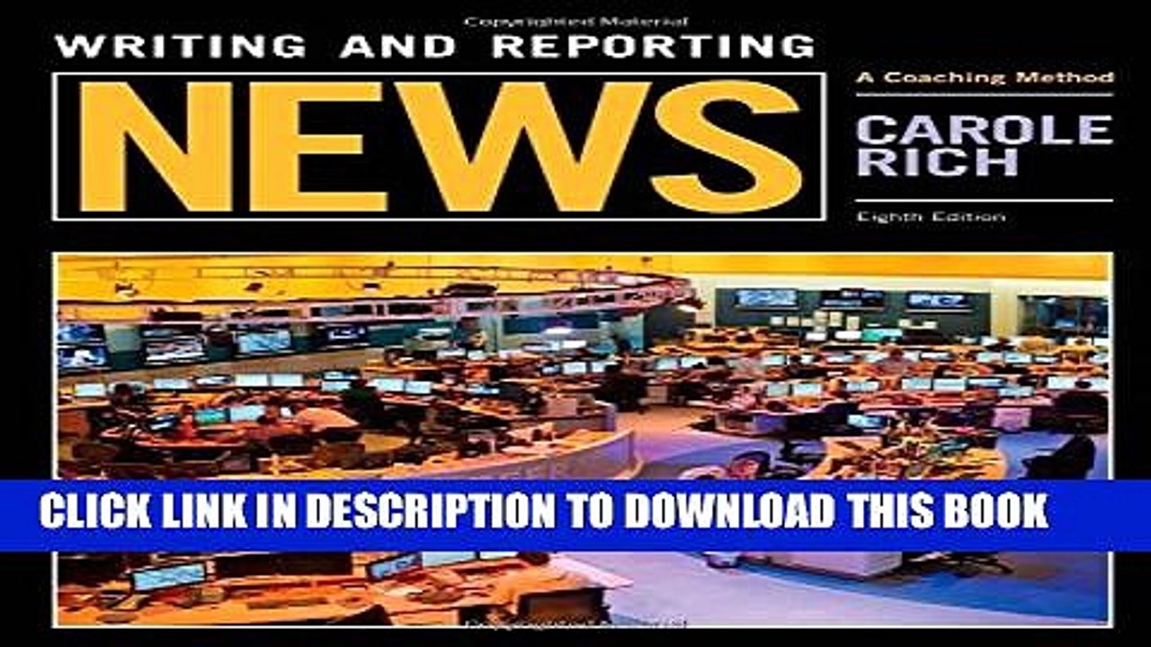[PDF] Writing and Reporting News: A Coaching Method (Mass Communication and Journalism) Popular