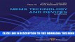 New Book Mems Technology and Devices: Proceedings of the Icmat 2007 Conference [With CDROM]