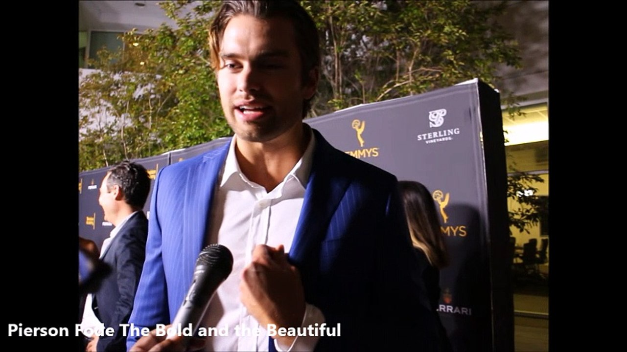 Pierson Fode of The Bold and the Beautiful at 2016 Emmys Daytime Celebration Reception