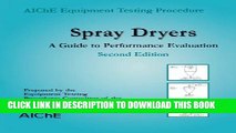 Collection Book Spray Dryers: A Guide to Performance Evaluation