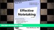 EBOOK ONLINE  Effective notetaking 2nd ed: Strategies to help you study effectively  FREE BOOOK