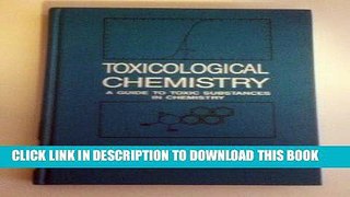 New Book Toxicological Chemistry
