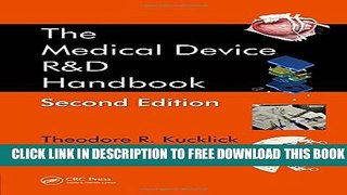 Collection Book The Medical Device R D Handbook, Second Edition