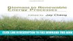 New Book Biomass to Renewable Energy Processes