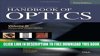 Collection Book Handbook of Optics, Third Edition Volume III: Vision and Vision Optics(set)