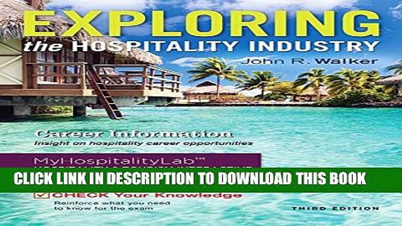 [PDF] Exploring the Hospitality Industry (3rd Edition) Popular Online