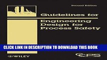 New Book Guidelines for Engineering Design for Process Safety