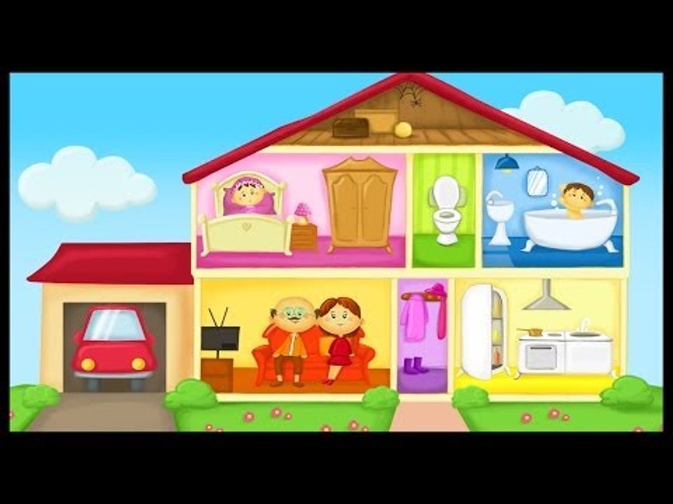 Apprendre le vocabulaire de la maison en français aux enfants