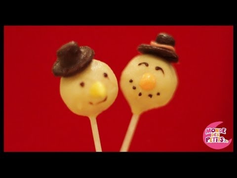 Cake pops - la recette pour enfants - Les bonhommes