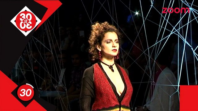Kangana Ranaut Walks The Ramp For Lakme Fashion Week-Bollywood News-#TMT