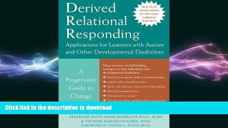 FAVORITE BOOK  Derived Relational Responding Applications for Learners with Autism and Other