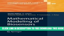 New Book Mathematical Modeling of Biosensors: An Introduction for Chemists and Mathematicians