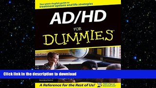 FAVORITE BOOK  AD/HD For Dummies FULL ONLINE
