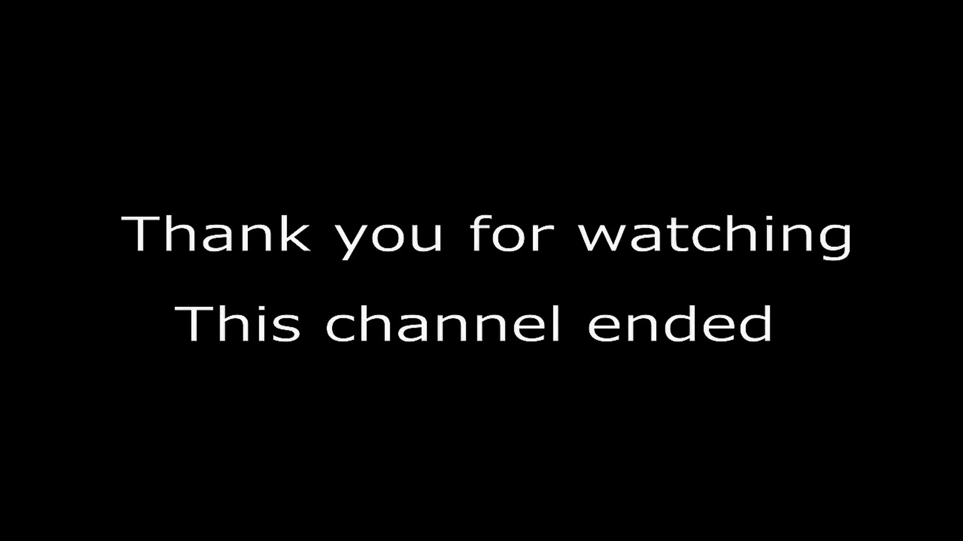 Thank you for wacthing