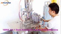 1600A 2 In 1 Semi Automatic Aerosol Filling Machine with Crimping Machine and Gas Filling Machine