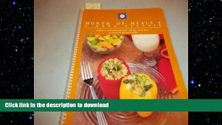 READ BOOK  Month of Meals 4: A Menu Planner FULL ONLINE
