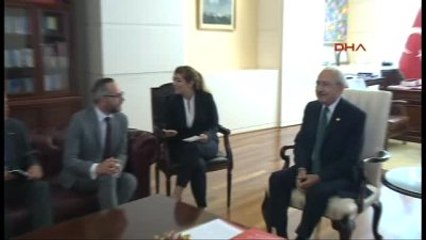 Kılıçdaroğlu, Alman Bakan Roth Başkanlığındaki Heyeti Kabul Etti