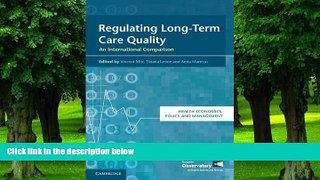 Big Deals  Regulating Long-Term Care Quality: An International Comparison (Health Economics,