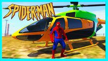 =Cartoon SPIDERMAN with Disney Lightning Macqueen - Happy FLYING BOAT & Helicopter, McQueen Songs=