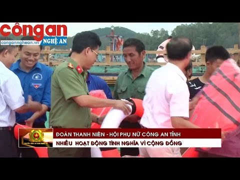 Nhiều hoạt động tình nghĩa của thanh niên, phụ nữ CA Nghệ An