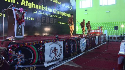 "Mr. Aghanistan", une compétition de culturisme tenue à Kaboul