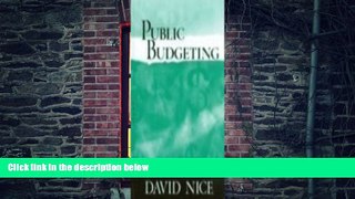Big Deals  Public Budgeting  Free Full Read Most Wanted