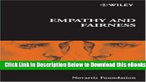[Reads] Empathy and Fairness (Novartis Foundation Symposia) Online Ebook
