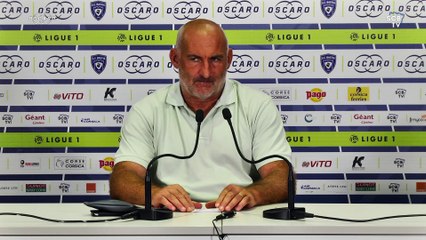 Caen-Bastia : Conf. d'avant-match de F. Ciccolini