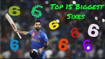top 15 biggest sixes in cricket history ever || best sixes in cricket history || top sixes in cricket