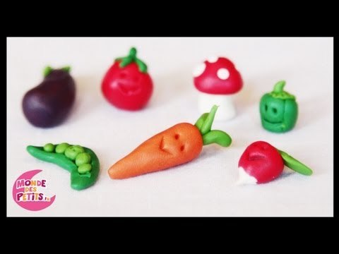 Pâte à modeler Les légumes - Apprendre les légumes aux enfants