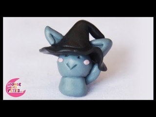 Pâte à modeler  Le chat d'Halloween