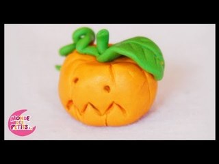 Pâte à modeler  La citrouille d'Halloween - Décoration d'Halloween