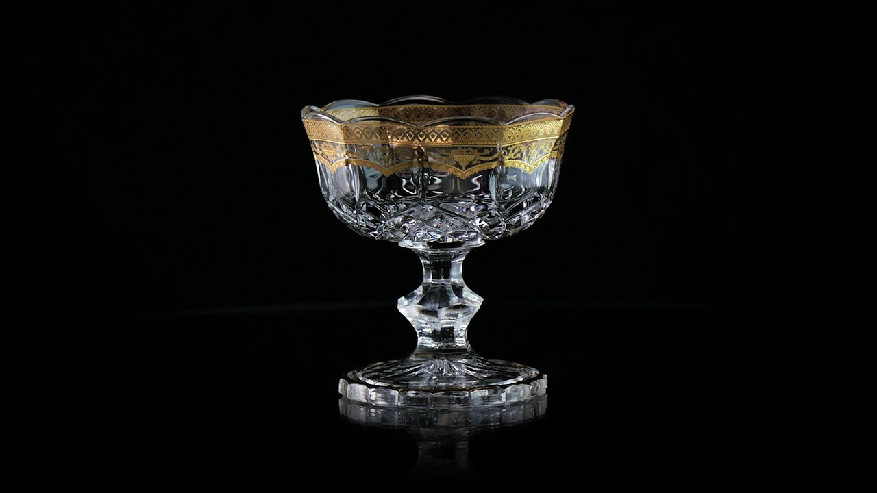 Miracle Crystal – Opera Small Bowl d12cm in Golden Crystal Décor