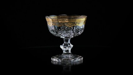 Miracle Crystal – Opera Small Bowl d12cm in Golden Crystal Décor