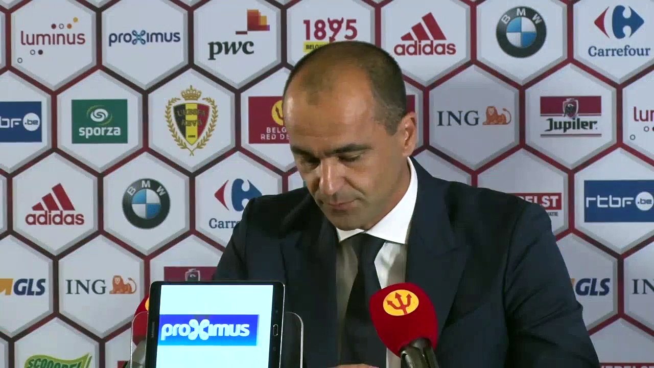 Diables Rouges : première sélection de Roberto Martinez