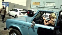 Lady Gaga Drives Her Vintage Ford Bronco To Epione Skin Clinic In Beverly Hills 8.22.16