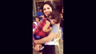 Sunny Leone with Child MUST WATCH