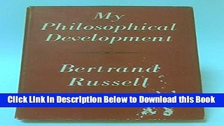 [Reads] My Philosophical Development Online Books