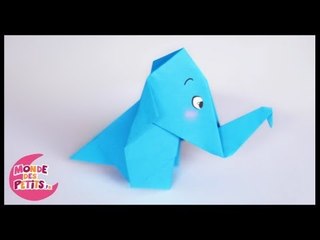 Origami L'elephant en papier