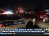 Phoenix police: Three people hospitalized after shooting