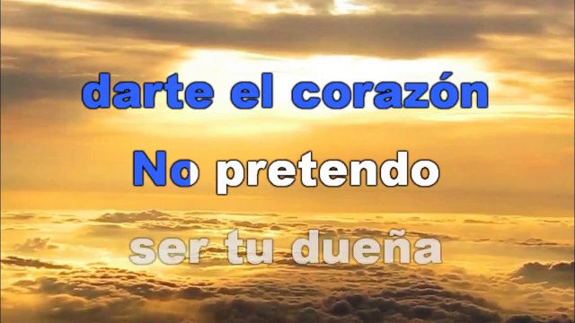 gloria estefan - no pretendo - karaoke - lyrics Karaoke y letras en español.mp4